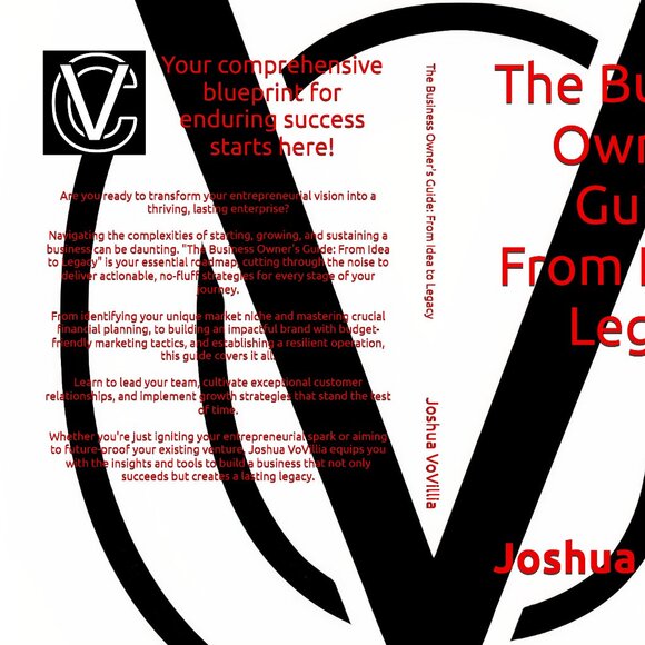 The Business Owner's Guide: From Idea to Legacy by Joshua VoVillia (Hardcover) - Picture 2 of 2